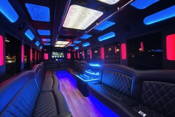 New Haven Limousine Bus Interior