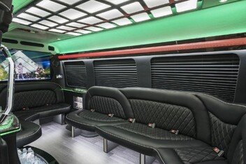 New Haven Sprinter Party Bus Interior