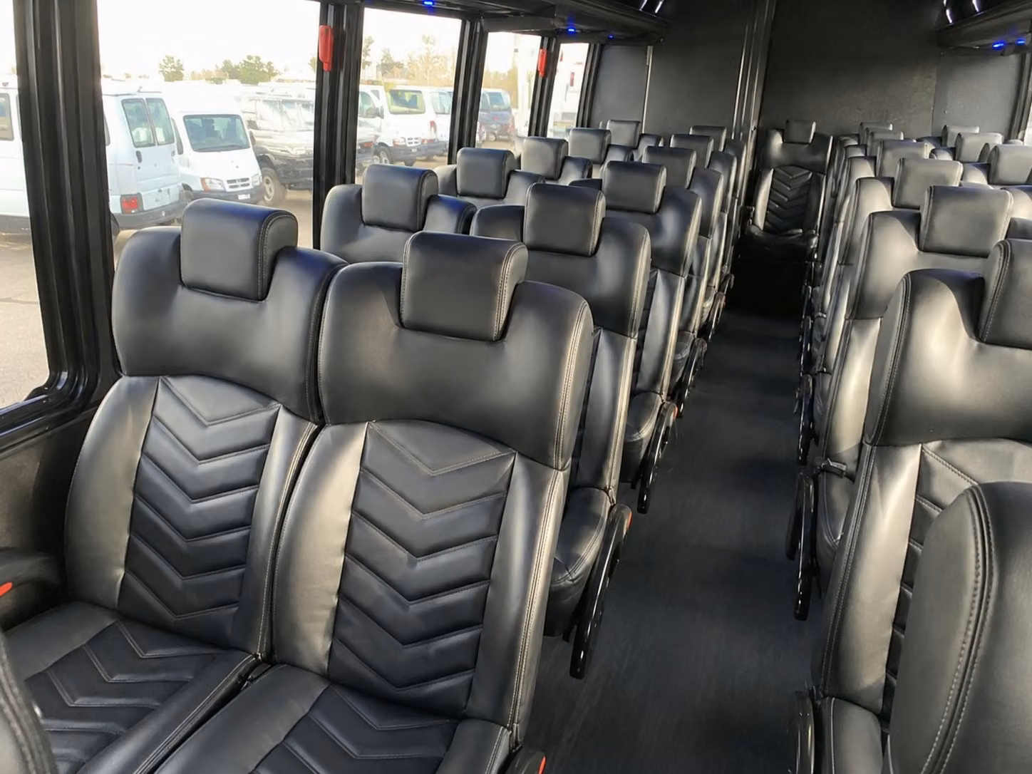 20 passenger minibus interior