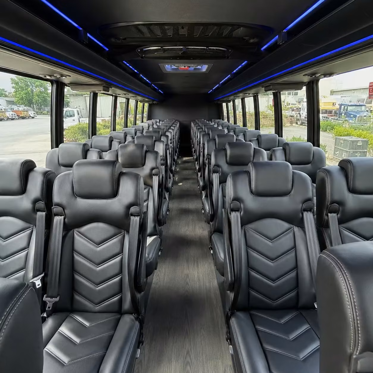 30 passenger minibus interior