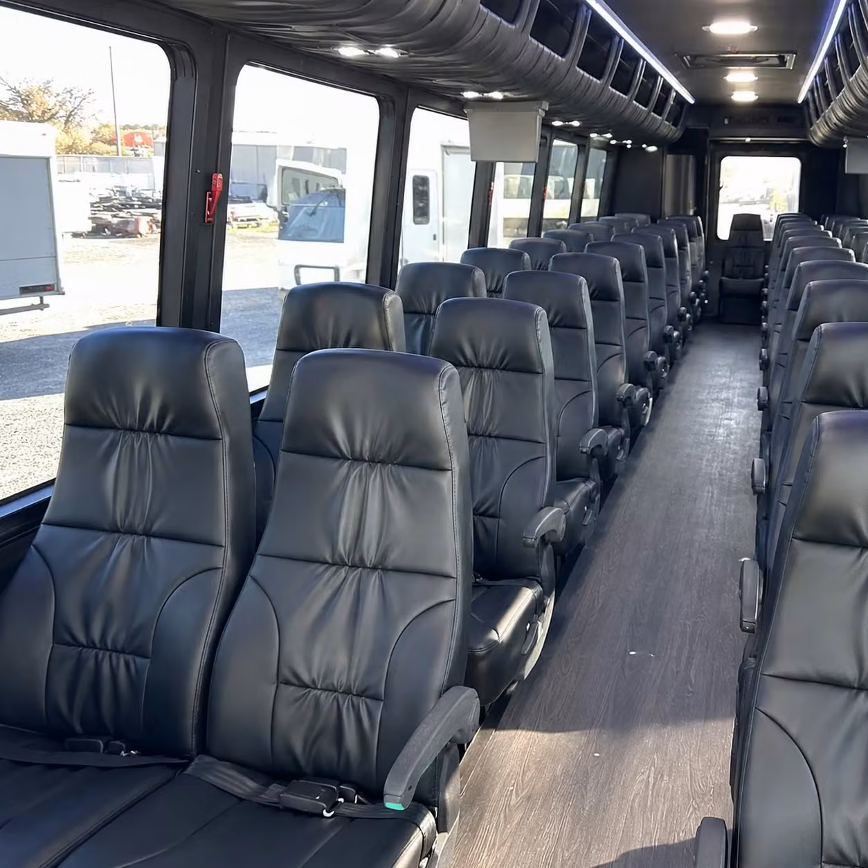 35 passenger minibus inside