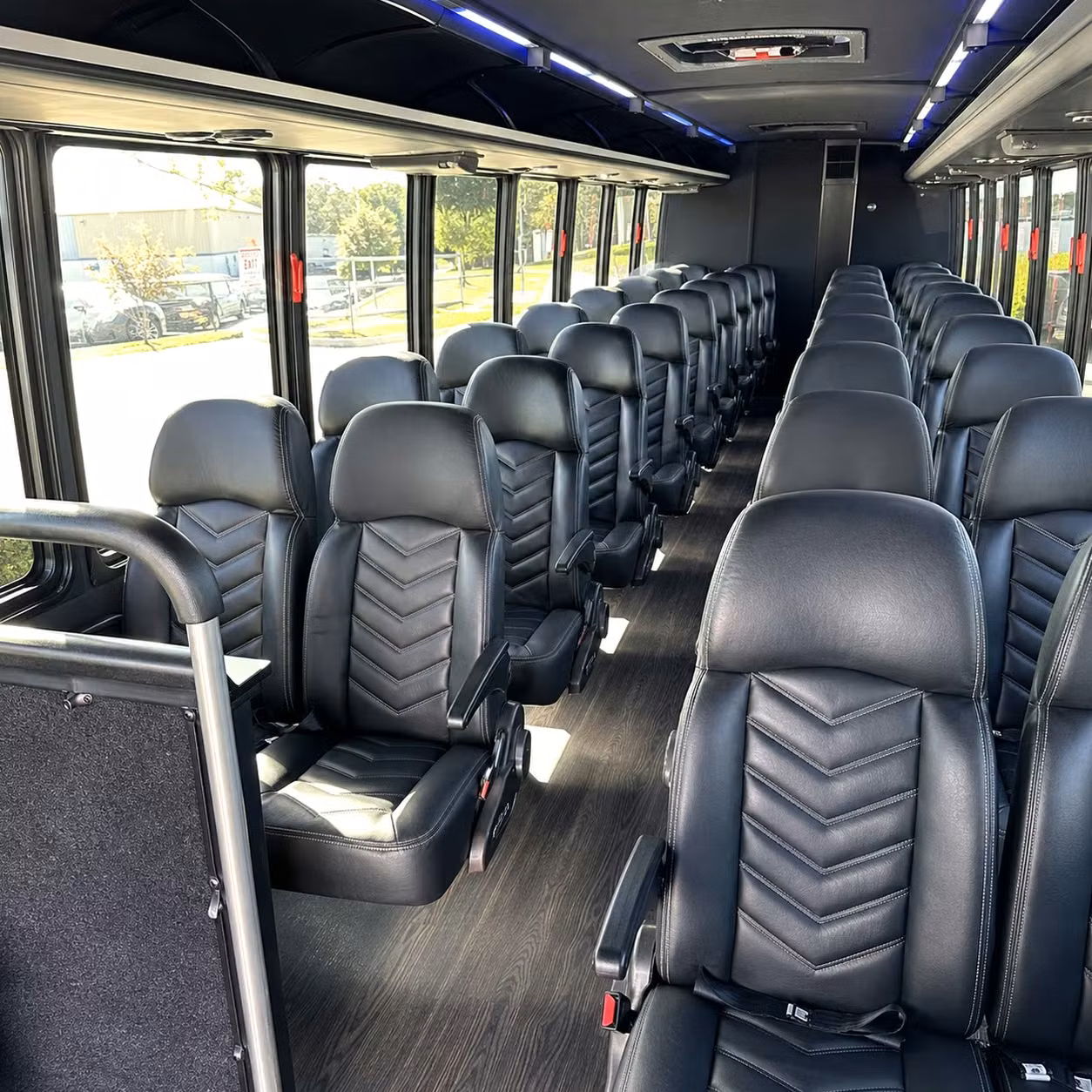 35 passenger minibus interior