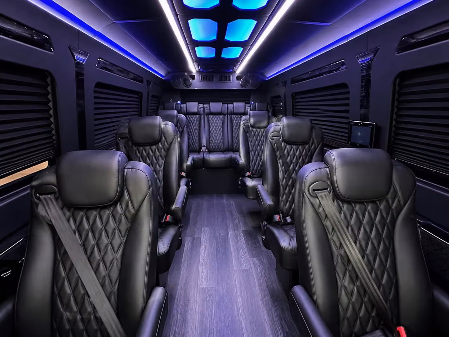 sprinter van with driver interior